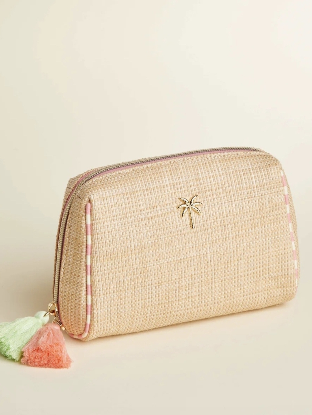 Spartina 449 Stylish Rattan Cosmetic Bag